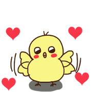Chick sents sticker