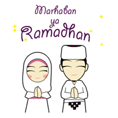 Young Couple Muslim on Ramadhan