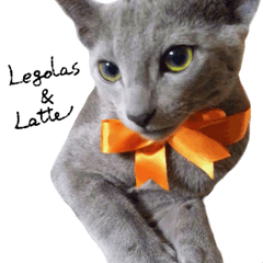 The Cats Sticker Legolas & Latte