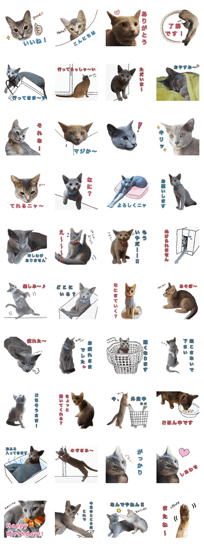 The Cats Sticker Legolas & Latte
