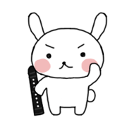 clarinet and rabbit