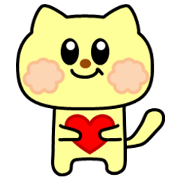 Fluffy cheek cat
