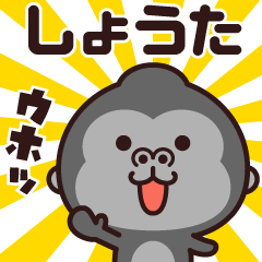 Sticker of the gorilla (shouta)