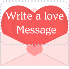 Love Letter with Heart Message Stickers