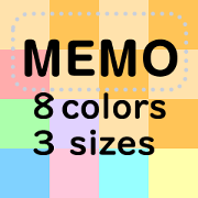 Note Stickers #6 plain