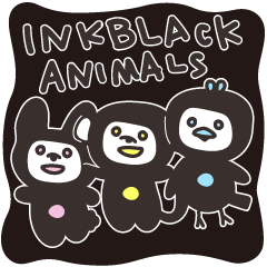 ink black animals