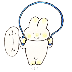 Little rabbit Sticker3