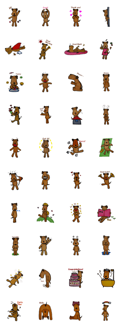 Pippi the Airedale Terrier-English ver.- Pippi the Airedale Terrier-English ver.-