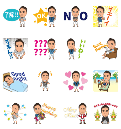 KATSUZAWA STICKER KATSUZAWA STICKER