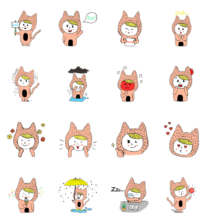 Girl in cat costume Girl in cat costume