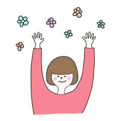 Laid-back Girl Stamps