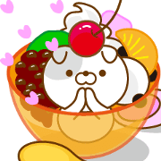 Sweets & cats (greeting version)