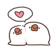 Soft java sparrow Sticker