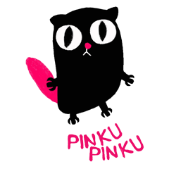 Pinku Pinku The Pink Tail Cat