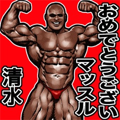 Shimizu dedicated Muscle macho sticker 4
