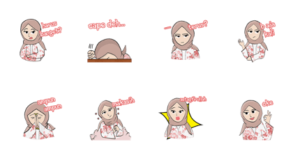 Si Hijab Kekinian - Animated Si Hijab Kekinian - Animated