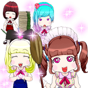 Children's day! cleaning hot pants girl Children's day! cleaning hot pants girl