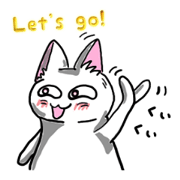 Conversation of the white cat Conversation of the white cat