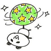 Sticker 5 of a bear and the panda