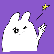 Cute little rabbit Sticker