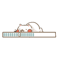 Drooling white cat-daily