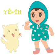 Cool egg girl & lovely dog