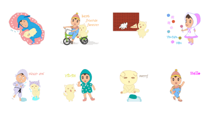 Cool egg girl & lovely dog