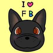 I love french bulldog ~brindle ver~ I love french bulldog ~brindle ver~