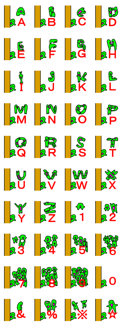 green slime & the character 3 green slime & the character 3