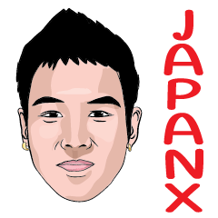 MR JapanX Stickers