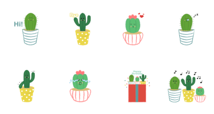 Happy Cactus Friends