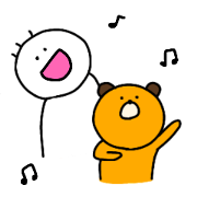 Kuma with Nobirukun.