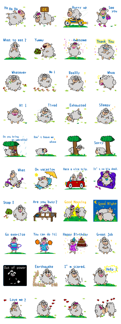 ~ Happy Sheep ~ English