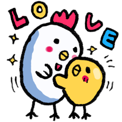 最もシンプルな ニワトリ ヒヨコ Line スタンプ Line Store
