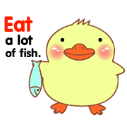 Little Duck sticker (eng)