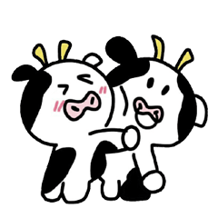 Little cow in love