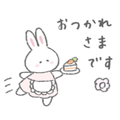 The fluffy bunny sticker 5