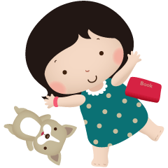 SS Girl &Tory Dog (Full screen stickers)