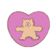 BIG LOVE Sticker -bear-