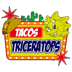 Taco shop "TRICERATOPS" Mr.TORY stickers