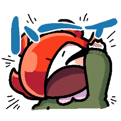 Cheerful girl with red hair