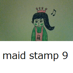 maid stamp 9