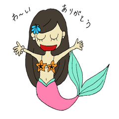 Mermaid Haru Talk to Your Friends