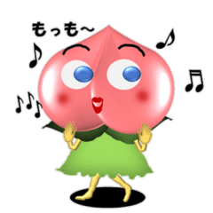 mokokomo-biyori"mommo"peach character