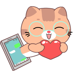 Ginger Cat : Pop-up stickers