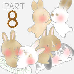 rabbit stickers mimi8