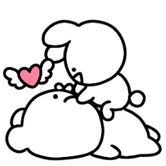 Moving surreal mini rabbit & bear 2