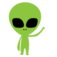 Aliens stamp.