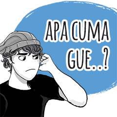 Cowok Simple 4 Stiker LINE LINE STORE Cowok Simple 4 Stiker LINE LINE STORE