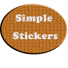 Mochi's simple stickers